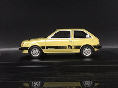瑕疵 Hi-story 1/43 三菱 MIRAGE 1600GT 1979 手办 树脂 黄色
