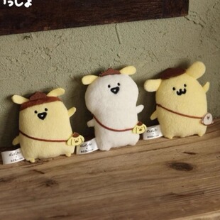 正版现货 日本三丽鸥 ensky 布丁狗文具酱联名毛绒挂件钥匙扣
