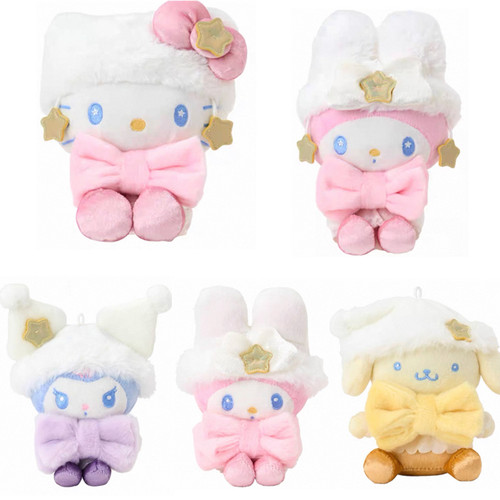 保单12月预售定金 港版三丽鸥星梦冬日星星Kitty美乐蒂毛绒挂件