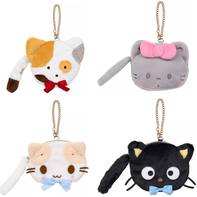 棉花糖猫 现货 日本三丽鸥 巧克力猫 毛绒挂件包挂饰