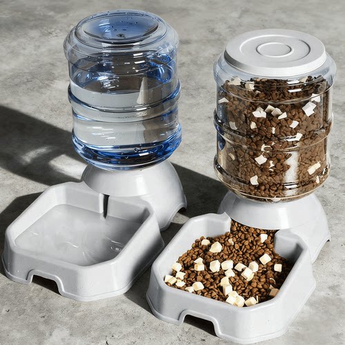 猫咪狗狗自动饮水喂食器大容量