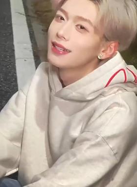 美式复古重磅连帽卫衣男女秋冬款加绒宽松慵懒风oversize外套潮