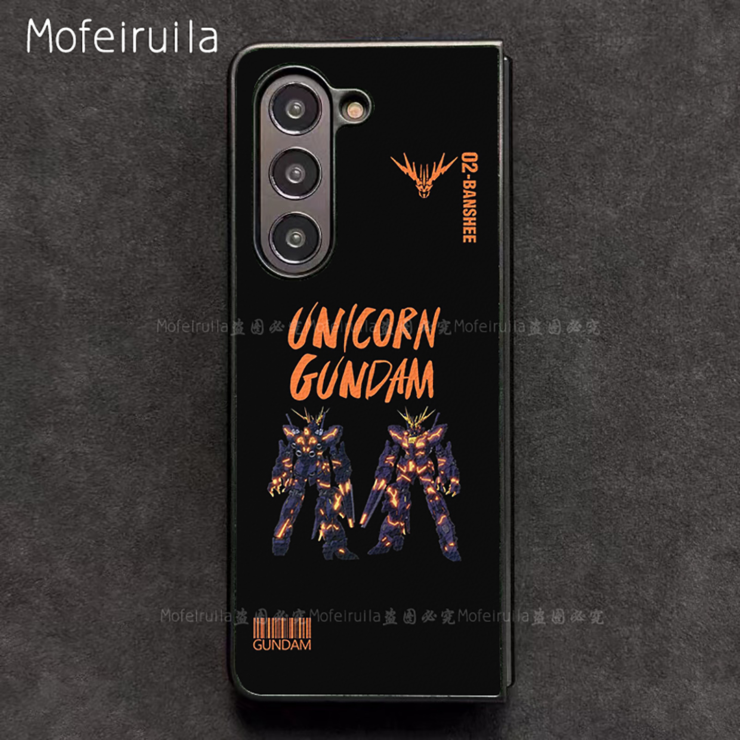 报丧女妖高达GUNDAM三星zfold7手机壳华为MateX6适用 荣耀Magic V5折叠小米MIX Fold4皮革vivo x fold5保护套