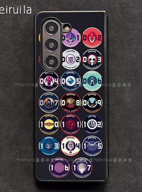 EVA绫波丽明日香碇真嗣三星zfold6手机壳华为MateX6适用荣耀Magic V3折叠屏小米MIX Fold4皮革w24保护套w25