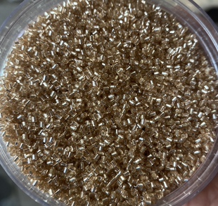 diy饰品材料 米珠管珠金色系