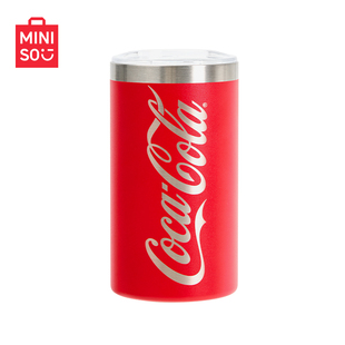 MINISO名创优品可口可乐系列陶瓷内胆吸管钢杯保温杯420mL