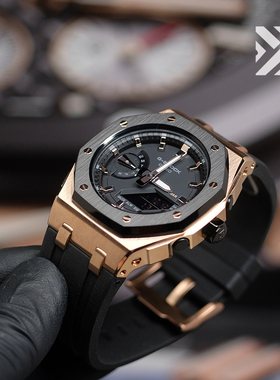 2026新款gmas2100改装配件农家橡树成品表间黑玫瑰金壳小黑金离岸