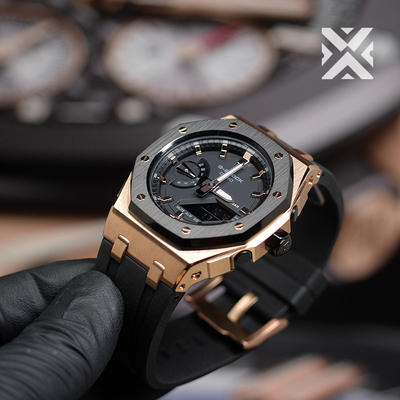 2026新款gmas2100改装配件农家橡树成品表间黑玫瑰金壳小黑金离岸