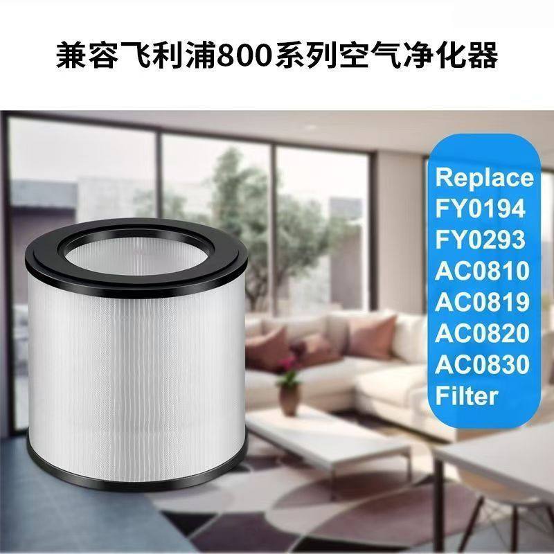 适配飞利浦空气净化器AC0820/AC0830/AC0810过滤网FY0194滤芯除醛