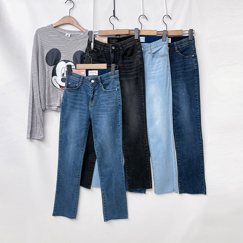 韩国大门howluk宽松百搭直长裤