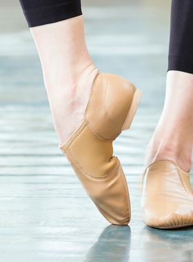 倚玲真皮舞蹈鞋女软底练功鞋教师鞋成人爵士舞鞋芭蕾舞鞋形体鞋