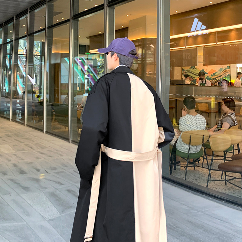 秋季男士中长款风衣韩版帅气雅痞过膝大衣英伦风外套潮F812,男装风衣,星座507-2（原305A）