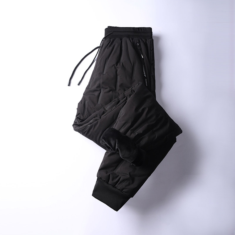 加厚冬季男休闲裤运动直筒长裤加绒加厚大码棉裤子305A-KW204-P50，男装棉裤，星座507-2（原305A）