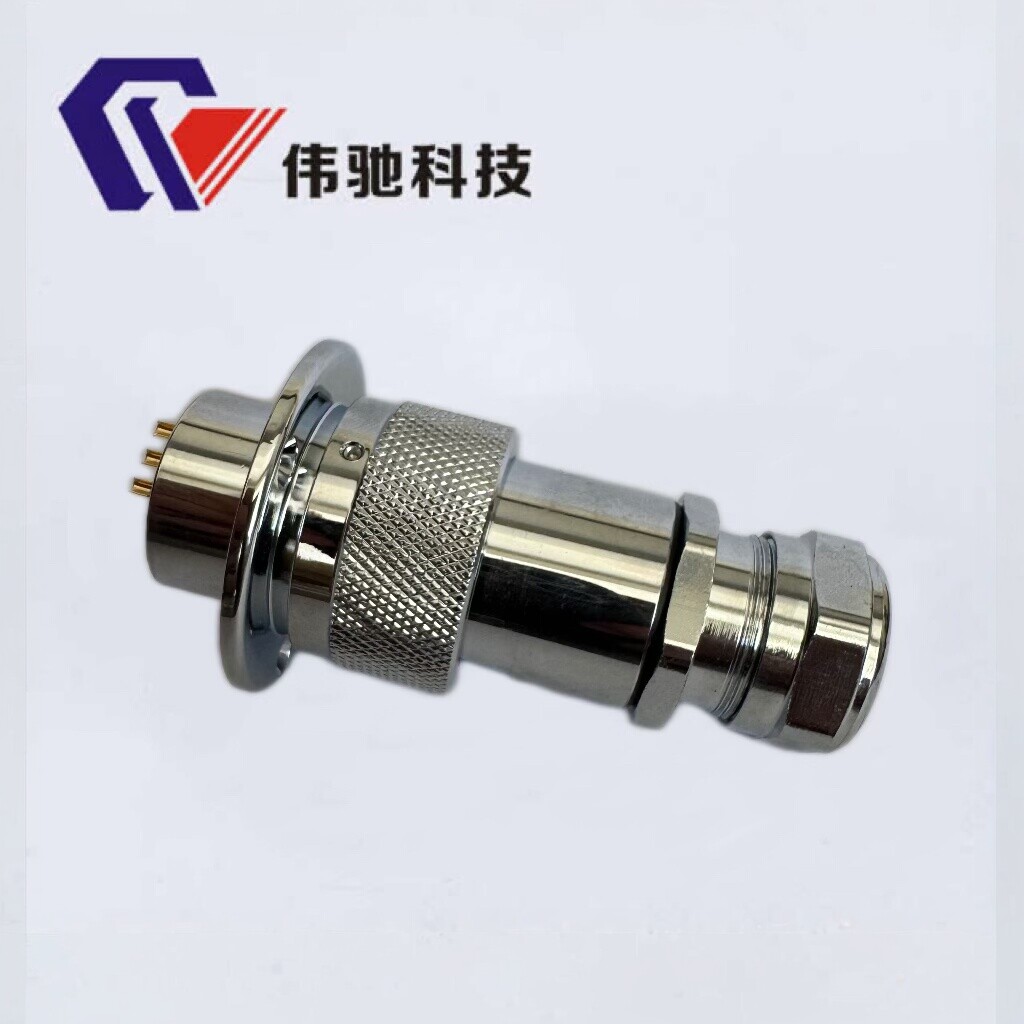 以太网YWT25电网航插铝合金航空插头插座FTU网口航插DTU连接器