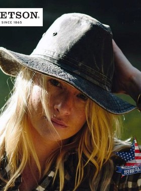 亏本特价美国老牌STETSON斯泰森美式复古户外遮阳帽牛仔帽渔夫帽