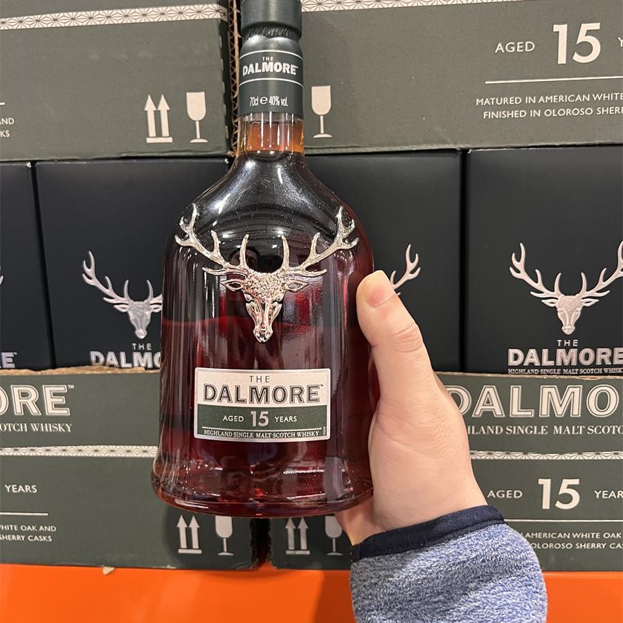 【顺丰包邮】英国Dalmore大摩15年单一麦芽苏格兰威士忌酒700ml