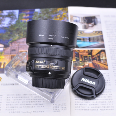 尼康50/1.8D 99新 尼康50 1.8D支持换购18-55尼康50mm 人像镜头