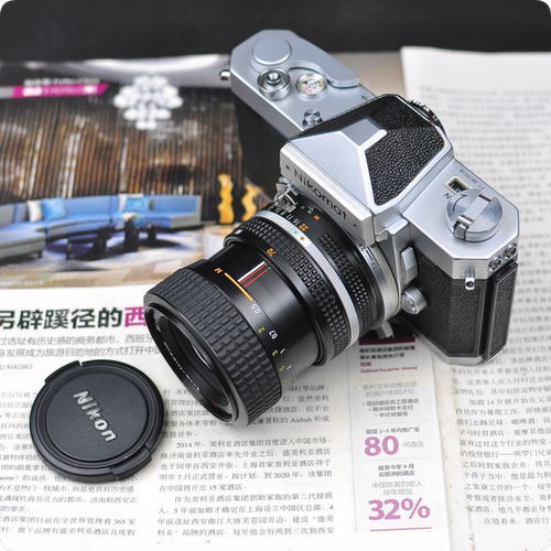 NIKON尼康 FM FM2 FM2T全机械复古胶片单反相机 50/1.4 135胶卷机