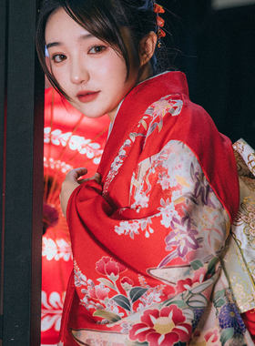 春夏夏季2025新款日式和风浴衣振袖外穿改良和服全套日本女