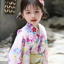 和服正装日式浴衣童装儿童春夏薄款日系套装汉服表演服女童中国风