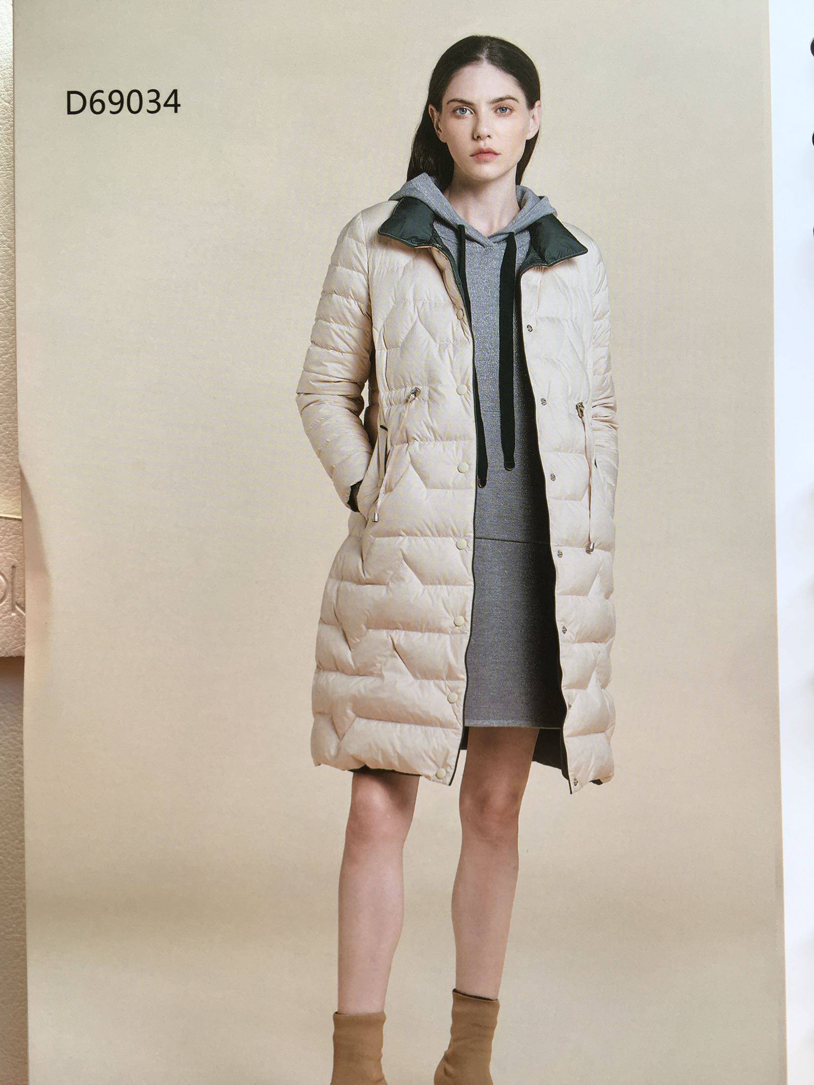 亨奴女装特价羽绒服d69034有大码,保暖舒适有大码