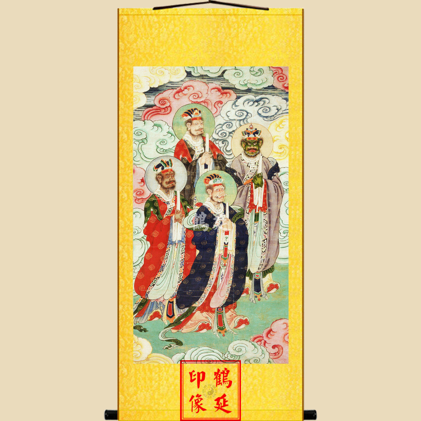 四海龙王画像东海龙王画像南海龙王画像西海龙王画像北海龙王画像