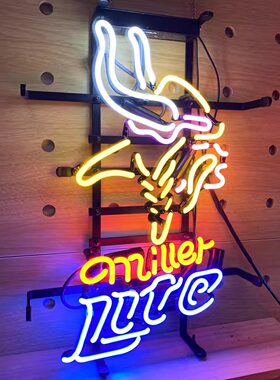 潮流复古MillerLite霓虹灯