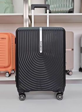 新秀丽超轻拉杆箱新款旅行箱双排静音轮男女时尚扩容登机箱KD8