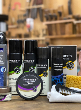 Propert's皮革去污泡沫清洁护理家庭套装