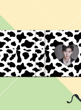 相册定制3寸456寸爱心镂空追星女孩专辑CD小卡册满天星活页收纳册