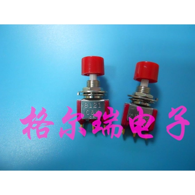 供美国 C&K 8121  3脚直插 按钮开关 进口复位钮子开关