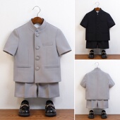 套装 儿童民国学生装 中山装 中国风朗诵合唱演出服装 男童五四青年装