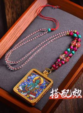 精品紫虎眼水晶挂链爆花晶项链