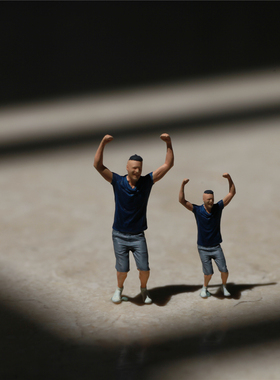 KING TOYS 高兴男 1/87 1/64 1/43人偶车模场景搭配 预定