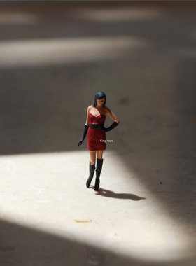 KING TOYS 时尚女 1/87 1/64 1/43人偶车模场景搭配 预定