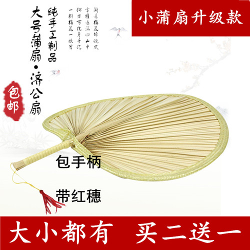 小大扇子老式手工棕叶蒲草