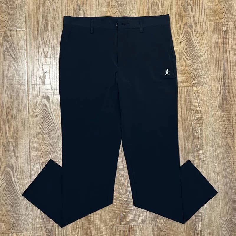 出口日韩高尔夫男士长裤夏薄款简洁大方修身弹力速干运动休闲球裤