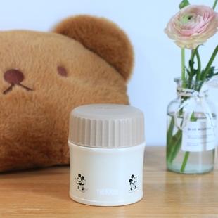 膳魔师焖烧杯米菲卡通儿童保温辅食罐饭盒JBU300ML 现货日本代购