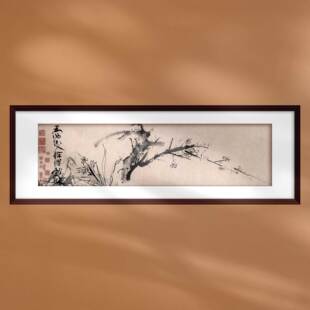 中国画徐渭青藤水墨花卉植物新中式古典书房客厅酒楼饭庄挂画定制