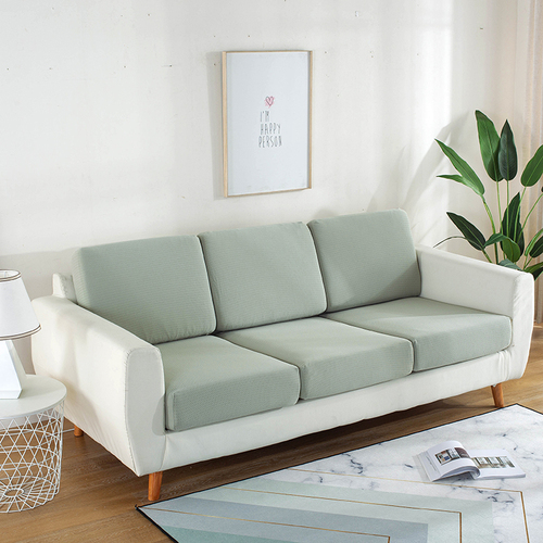Sofa cover waterproof, non-slip and urine insulation New pure color Nordic narrow armrest half-pack cushion cover backrest cover sofa cover