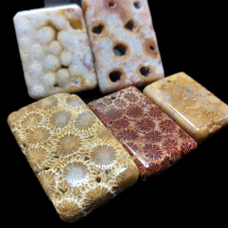 一物一图珊瑚玉晶洞骨骼花吊坠迷幻圈共生水晶超闪菊花玉石项链