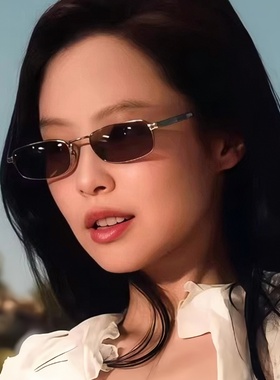 Jennie同款老钱风墨镜女长方形