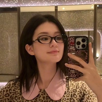 乔欣同款眼镜珍珠窄框黑框眼镜近视可配度数高级感素颜神器眼睛架