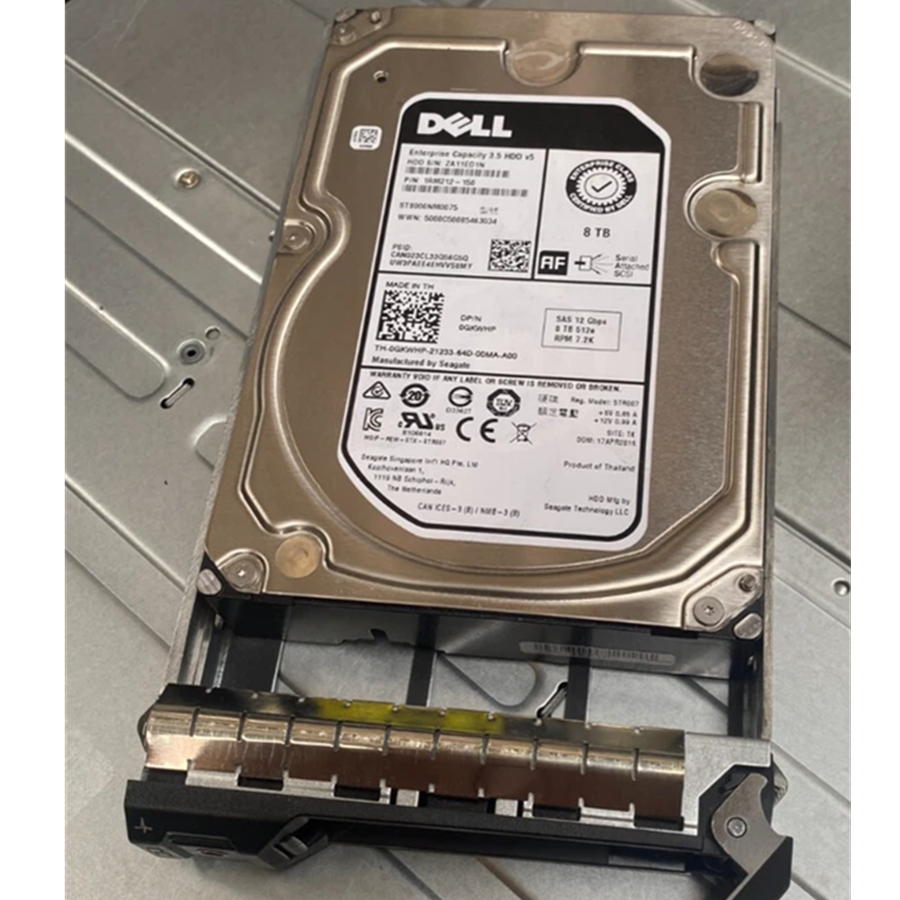 DELL MD3800f MD3600i MD1400 MD3200i存储硬盘8T/8TB SAS 7.2K
