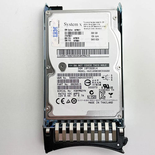 IBM 0B26015 300G 10K SAS服务器硬盘X3850 X3650 X3750 M2 M3 M4