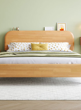 全实木儿童床男孩女孩床现代简约1.5米卧室公主床1.2米家用单人床