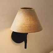 中古风北欧卧室过道床头灯氛围简约墙灯 复古美式 侘寂风壁灯 日式