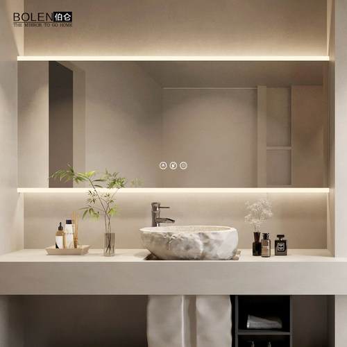 BOLEN上下发光智能浴室灯镜