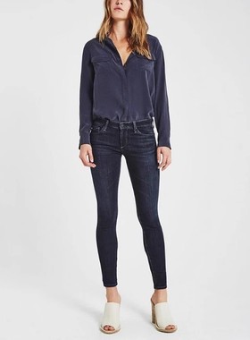 国内现货 AG Adriano Goldschmied 高腰复古百搭小脚牛仔裤女两色