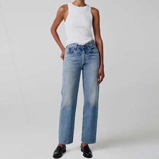 Citizens 显瘦V型高腰直筒牛仔裤 Sabine 女两色 Humanity 现货